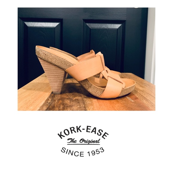 KorkEase Shoes Kork Ease Nude Slip On Heels 7 Poshmark